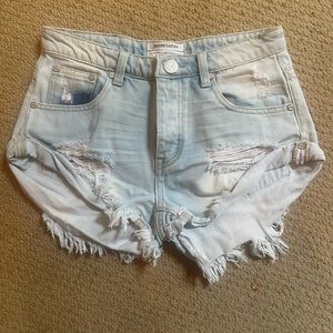 One Teaspoon Denim Shorts, size 24. Worn 2x , like new!
